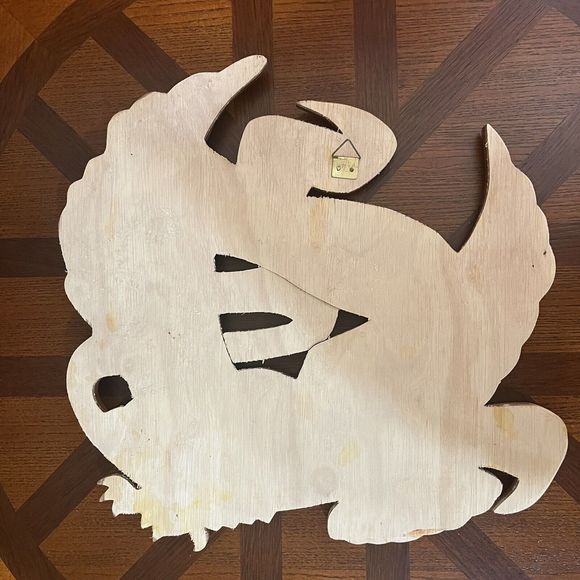 Eagle Wood Carving Live To Ride Ride To Live Wall Decor Pre-owned - Picture 2 of 5